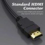 Fllyvly - Cable divisor HDMI 1 entrada 2 salidas, adaptador HDMI para duplicación de señal, compatible con Xbox, PS3, HDTV,