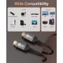 Nersligek 4K Cable HDMI 3 Metros, HDMI 2.0 Cable 60Hz con ARC UHD HDR 3D de Alta Velocidad 18Gbps Ethernet, Cable HDMI para