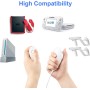 Aukuoy 2 Pack Nunchuck Controlador para Wii, Remote Nunchuk Reemplazo Mando Controller para Nintendo Wii & Wii U Gamepad