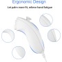 Aukuoy 2 Pack Nunchuck Controlador para Wii, Remote Nunchuk Reemplazo Mando Controller para Nintendo Wii & Wii U Gamepad