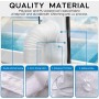 LOVIGA Sliding Window Seal for Dryer - Portable Air Conditioner Kit 25 x 102-162 cm - Insulation 100% Sealing Effect and Easy to