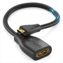 Sonero® Adaptador de ahorro de puertos Mini HDMI a 4K HDMI, alta velocidad premium, enchufe Mini HDMI C a toma HDMI A, contactos
