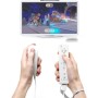 AFUNTA Nunchuck Controllers para Nintendo Wii U, 2 Packs Reemplazo para Wii U Juego de Video - Blanco