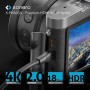 Sonero® Adaptador de ahorro de puertos Mini HDMI a 4K HDMI, alta velocidad premium, enchufe Mini HDMI C a toma HDMI A, contactos