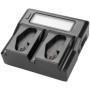 Para Canon LP-E19 LP -E19 cargador de batería Dual con puerto USB para