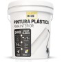 Snappy blue Pintura Blanca [4KG] Interior Lavable de aspecto Mate, Pintura Plastica Blanca Interior para Múltiples Superficies