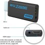 Azuxreza Wii to HDMI Converter,Wii HDMI Adapter 1080P, Output Video Audio HDMI Converter with 3.5mm Audio Jack&HDMI Output