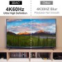 Siwket Cable USB C a HDMI de 2 m [4K @ 30Hz], trenzado USB tipo C a HDMI [compatible con Thunderbolt 3] para iPhone 15, MacBook
