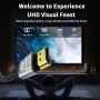 jojobnj Cable HDMI 4K 10M, Alta Velocidad HDMI 2.0 Cord 4K@60Hz 18Gbps, Ultra HD,Ethernet Audio Return,Video 4K,1080p,3D,Arc,