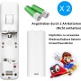 Aukuoy Mando Controller para Nintendo Wii/Wii U, Controlador de Sensor de Movimiento inalámbrico para Nintendo Wii Consola, con