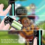 AUFGLO Retro Wii Controller 2 Pack Wii u Remote mit Silikongehäuse und Handgelenksgurt (schwarz+weiß)