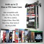 ADZ Soporte universal para juegos – Torre de almacenamiento para 23 juegos para PS2 PS3 PS4 PS5 PSP Xbox 360 Xbox One Series X