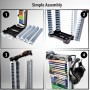 ADZ Soporte universal para juegos – Torre de almacenamiento para 23 juegos para PS2 PS3 PS4 PS5 PSP Xbox 360 Xbox One Series X