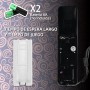 AUFGLO Retro Wii Controller 2 Pack Wii u Remote mit Silikongehäuse und Handgelenksgurt (schwarz+weiß)