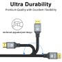 jojobnj Cable HDMI 4K 10M, Alta Velocidad HDMI 2.0 Cord 4K@60Hz 18Gbps, Ultra HD,Ethernet Audio Return,Video 4K,1080p,3D,Arc,