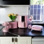 Jocca - Oil Free Air Fryer 3.8L Pink, Digital Air Fryer 1450W, 8 Automatic Programs, LED Touch Display, Timer, Adjustable