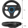 2 * Volante para Wii,TechKen Wii Wheel Racing Wheel Controller Wii Game Steering Wheel para Mario Kart Racing Accesorios para