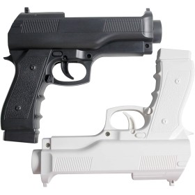 OSTENT Pistola ligera Gun Shooting Sport Video Game Compatible para Nintendo Wii Remote Controller Pack de 2
