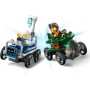 LEGO City Pack de Coches de Carreras: Avión vs. Cama de Hospital de Juguete, Autos Locos de Carreras con 2 Minifiguras de Piloto