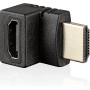 CABLEPELADO Adaptador HDMI Acodado | Ángulo de 90° | Adaptador HDMI en Ángulo | Macho a Hembra | Contactos Chapados en Oro |