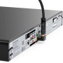 CABLEPELADO Adaptador HDMI Acodado | Ángulo de 90° | Adaptador HDMI en Ángulo | Macho a Hembra | Contactos Chapados en Oro |
