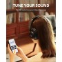 Tronsmart Q20S Cascos Inalámbricos Cancelación de Ruido Activa Híbrida con Varios Modos, Sonido Hi-Res Audio, 60H Reproducción,