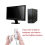 WICAREYO Barra de sensor USB para Wii Wii U, sensor de movimiento de rayos infrarrojos infrarrojos, receptor de señal para