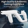 OSTENT Adjunto de Pistola Ligera para Nintendo Wii Juegos Remote Nunchuck Shoot Sport