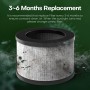 CONOPU Replacement Filter for DH-JH01 & DH-JH06 Air Purifier, H13 HEPA and Activated Carbon Filter, Efficient 4-Layer Filtration