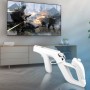 OSTENT Adjunto de Pistola Ligera para Nintendo Wii Juegos Remote Nunchuck Shoot Sport