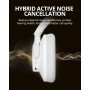 Tronsmart Q20S Cascos Inalámbricos Cancelación de Ruido Activa Híbrida con Varios Modos, Sonido Hi-Res Audio, 60H Reproducción,