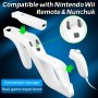 OSTENT Adjunto de Pistola Ligera para Nintendo Wii Juegos Remote Nunchuck Shoot Sport