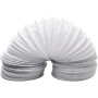 MIRTUX Flexible PVC Portable Air Conditioning Tube – 4.5 m Long and 15 cm Diameter, Suitable for Air Conditioning, Dryers or
