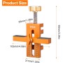 Herramientas de Instalación de Gabinetes Ajustables, Posicionador de Puertas de Armario, Rango de Sujeción 7-40 mm, Versátil,