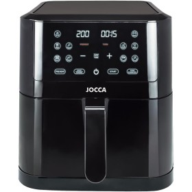 JOCCA - 8L Hot Air Fryer | Oil Free Fryer | Air Fryer | Timer | Adjustable Temperature | Healthy Cooking | (Black)