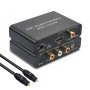 Rensaday Extractor de audio HDMI ARC con DAC - Salida óptica/coaxial SPDIF y RCA/3,5 mm - 192 KHz 24 bits para TV/barra de