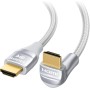 Cable Matters Cable HDMI Ultra HD 8K de 48Gbps - HDMI de ángulo Recto 2 Metros (Cable HDMI de 90 Grados) en Negro