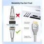 Cable Matters Cable HDMI Ultra HD 8K de 48Gbps - HDMI de ángulo Recto 2 Metros (Cable HDMI de 90 Grados) en Negro