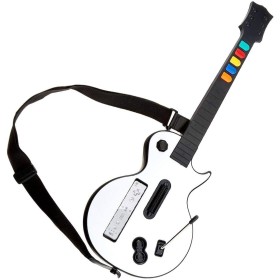 NBCP Guitar Hero Wii Controller, Wireless Pro Wii Guitar para Nintendo Guitar Hero y Rock Band, Wii Guitar Wireless Controller