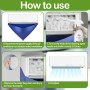 AllisWay Split Air Conditioning Cleaner, Air Conditioning Cleaner, Air Conditioning Cleaner, With Cleaning Water Bag and Brush,