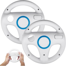 Wii Volante, STOGA controlador de Wii genérico para Nintendo Mario Kart Controlador de juego de volante de carreras para juegos
