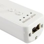 2 en 1 Motion Plus Mando y Nunchunk para Nintendo Wii/Wii u + Funda de Silicona - Blanco