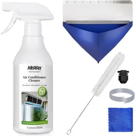 AllisWay Split Air Conditioning Cleaner, Air Conditioning Cleaner, Air Conditioning Cleaner, With Cleaning Water Bag and Brush,