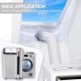 MOEGFY 400CM Portable Air Conditioning Window Kit, Portable Air Conditioning Insulator, Insulating Window Air Conditioning,