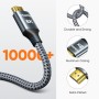ARISKEEN Cable HDMI 2.1 8K 2.5M, 48Gbps Cable HDMI Trenzado de Nailon de Alta Velocidad, Soporta 8K@60HZ, 4K@120Hz, Compatible