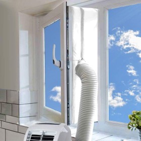 MOEGFY 400CM Portable Air Conditioning Window Kit, Portable Air Conditioning Insulator, Insulating Window Air Conditioning,