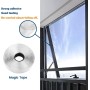 MOEGFY 400CM Portable Air Conditioning Window Kit, Portable Air Conditioning Insulator, Insulating Window Air Conditioning,