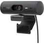 Logitech Brio 500 HD Webcam Ajuste Luz, Modo Visualización, Mics Duales con Reducción Ruido, Cubierta Privacidad Cámara Web,
