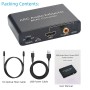 Rensaday Extractor de audio HDMI ARC con DAC - Salida óptica/coaxial SPDIF y RCA/3,5 mm - 192 KHz 24 bits para TV/barra de
