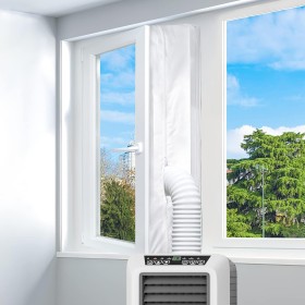 LYUNIT 300CM Portable Air Conditioner Window Kit, Universal Window Seal, Portable Air Conditioning Kit, Suitable for Air